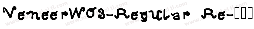 VeneerW03-Regular Re字体转换
